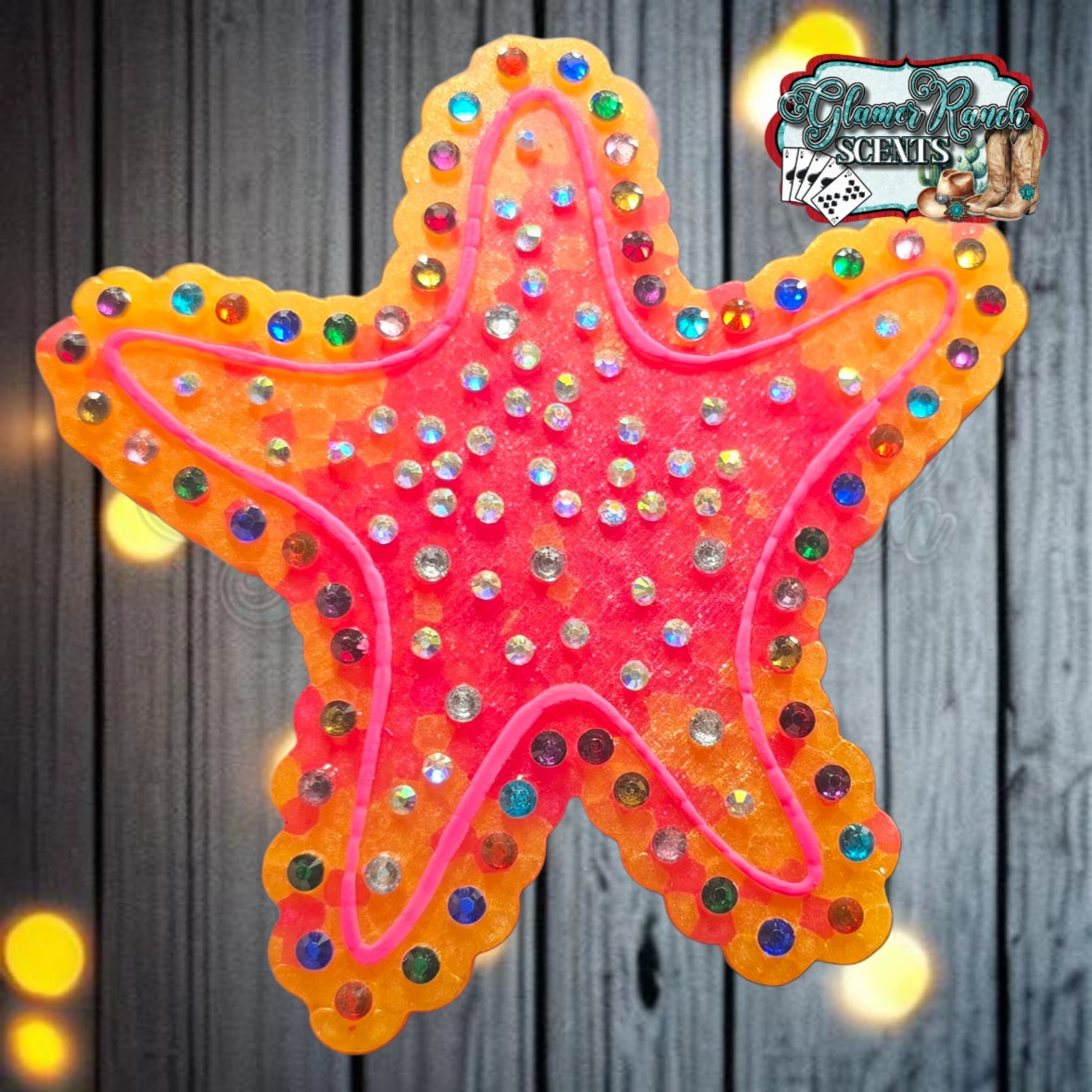RTS- Rhinestone Starfish- Butt Naked