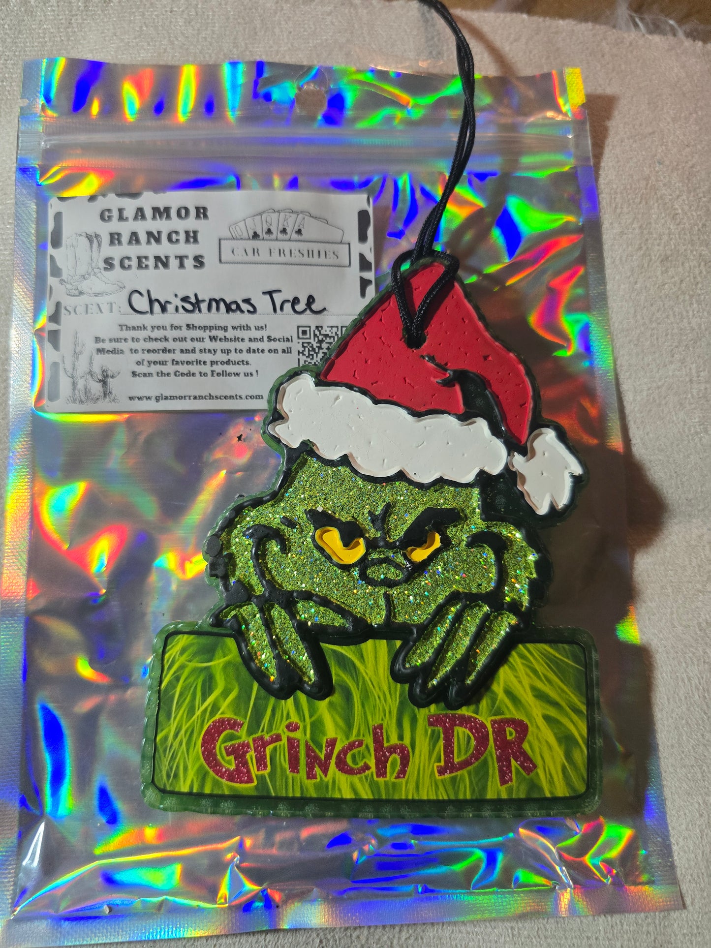 RTS- Grinch Sign- Christmas Tree