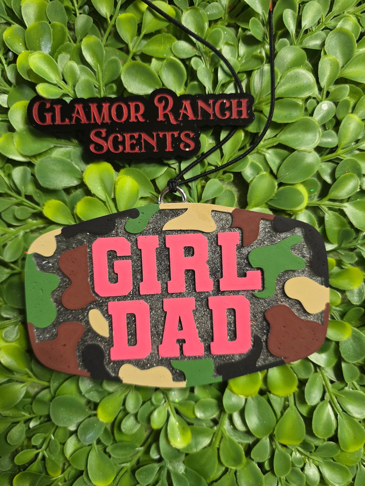 Girl Dad Camo Patch Freshie