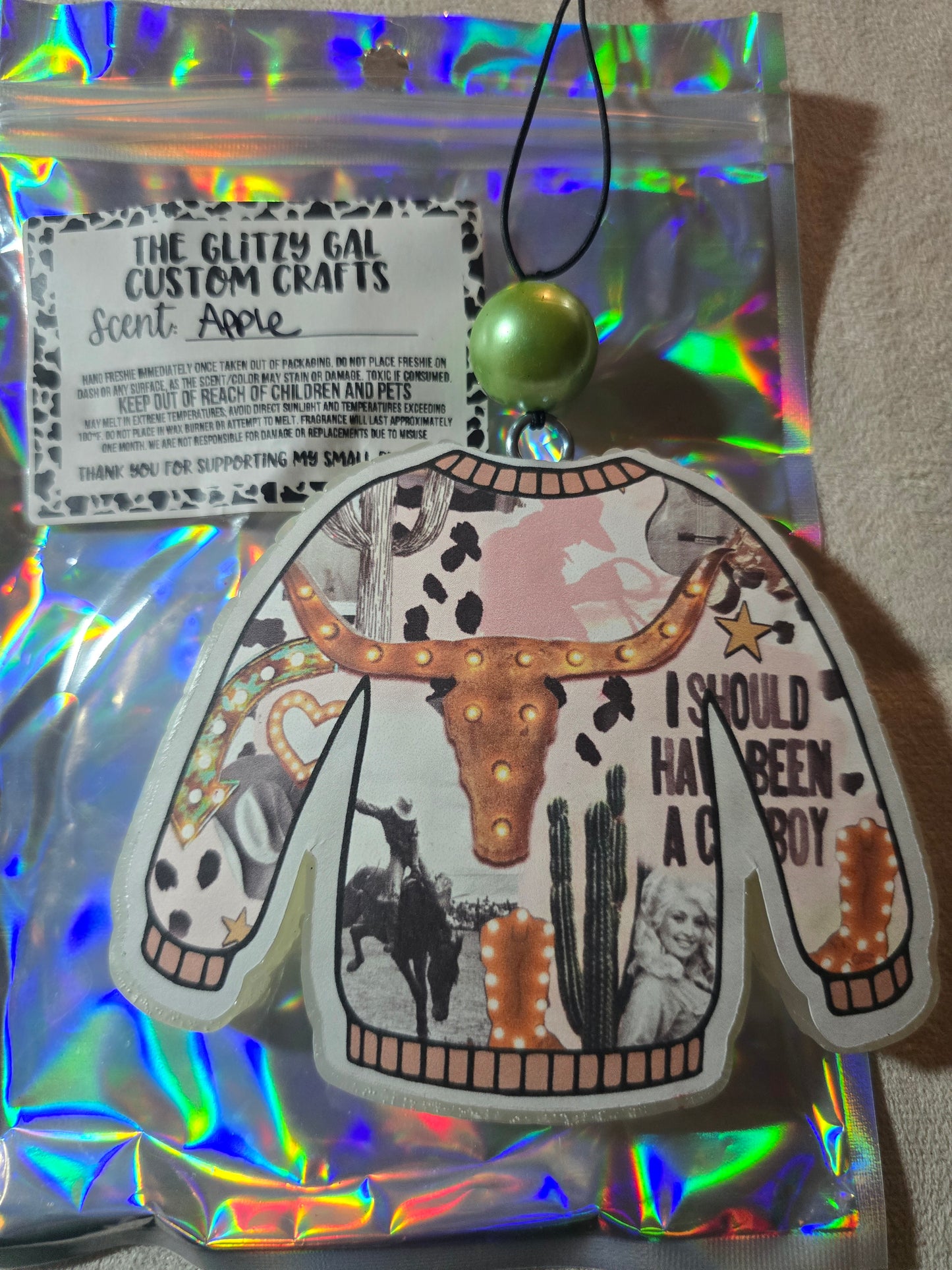 RTS- Western Sweater- Apple