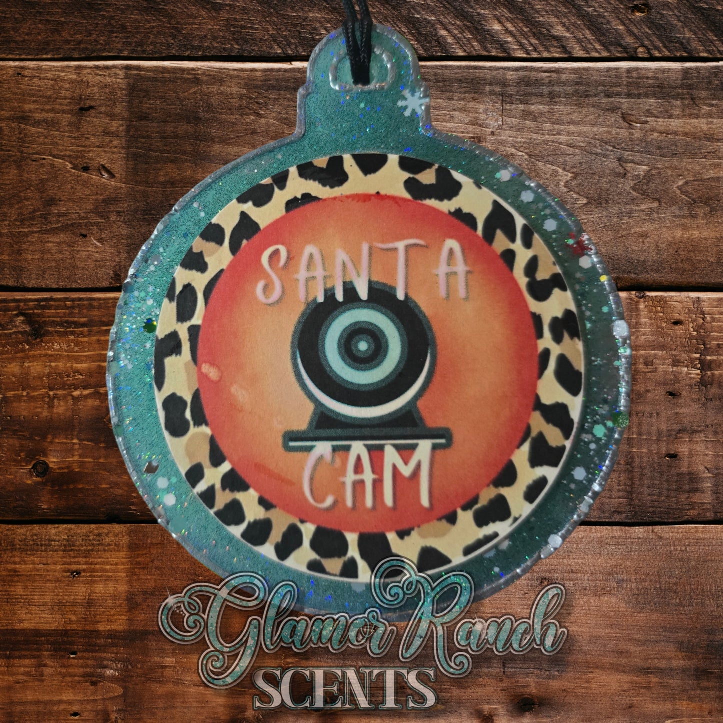 RTS- Santa Cam Ornament- Vanilla Bean Noel