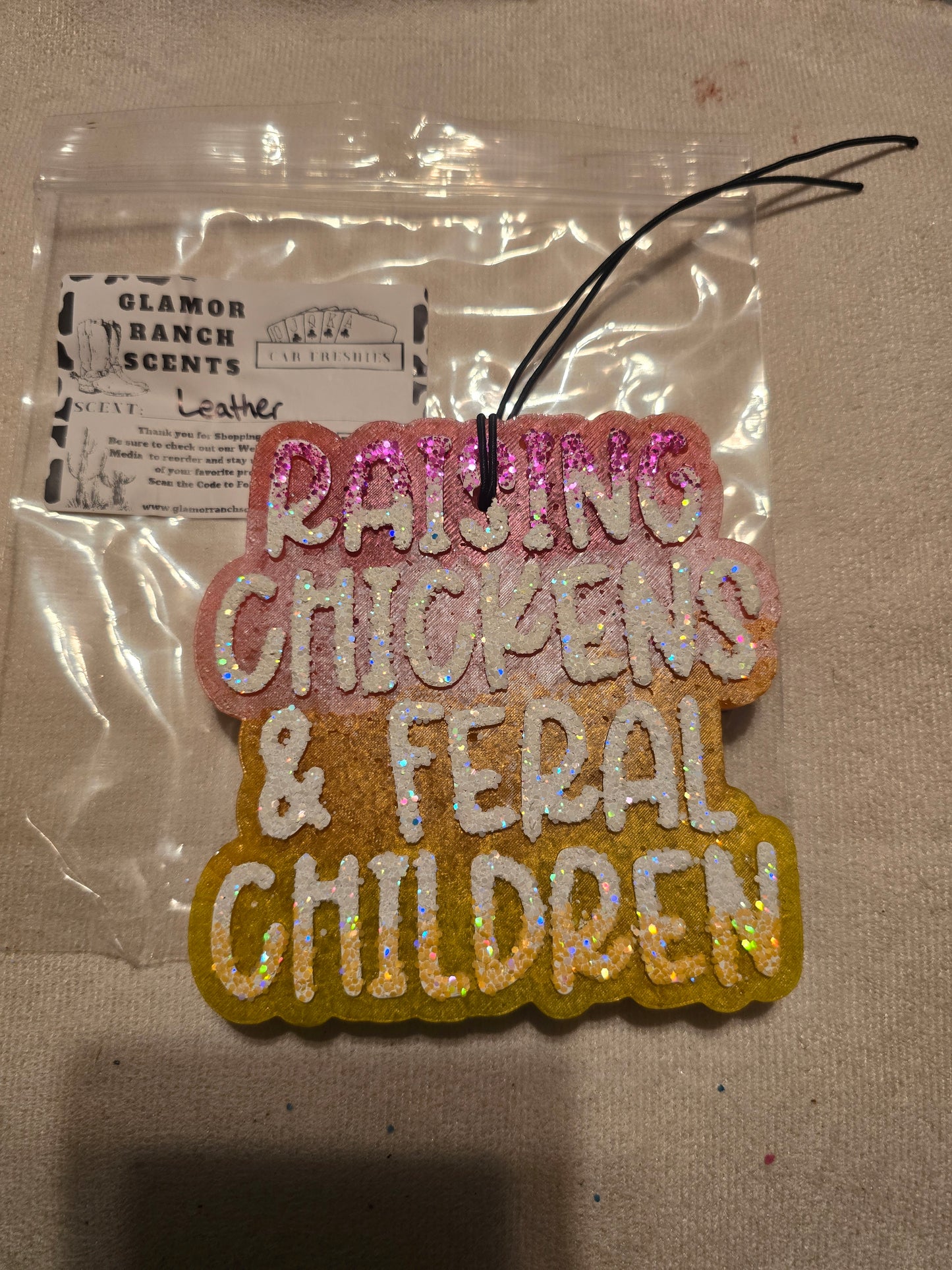 RTS- Raising Chickens and Feral Children- Leather