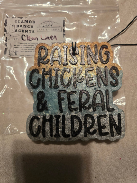 RTS- Raising Chickens and Feral Children- Clean Linen