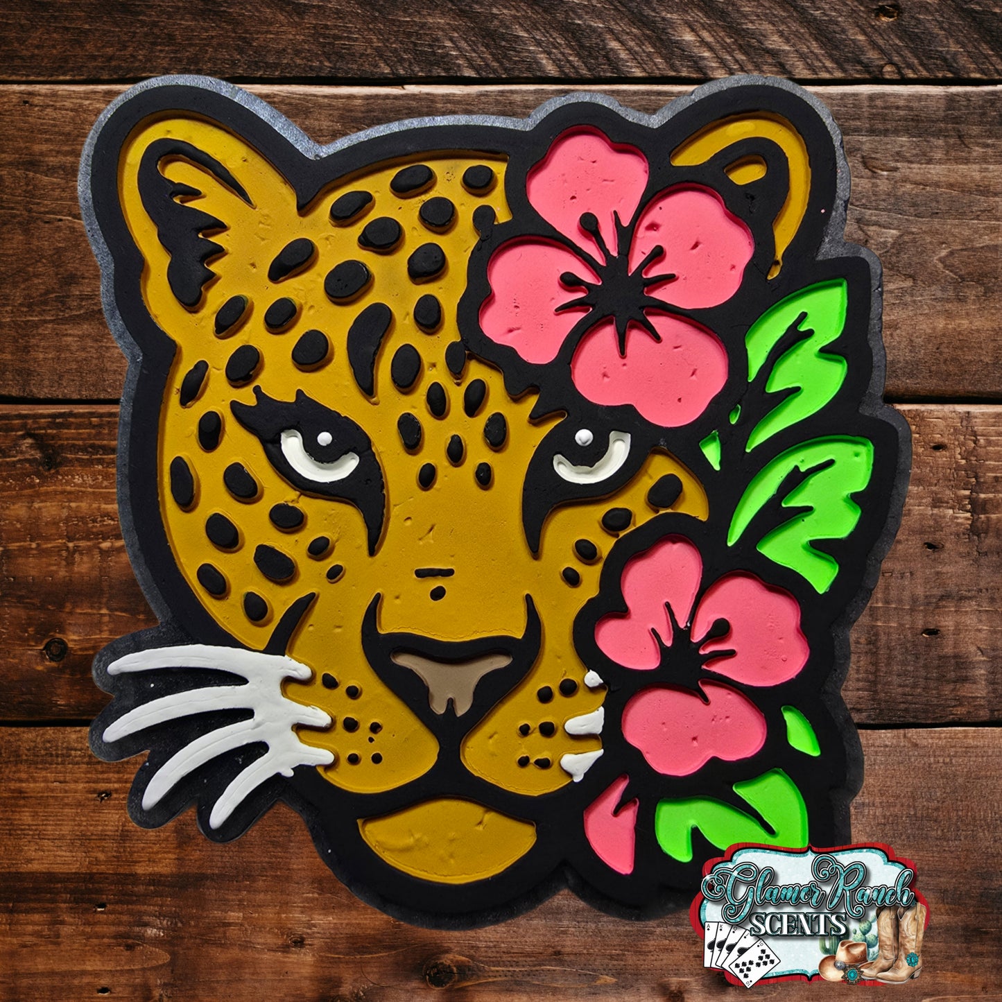 Floral Leopard