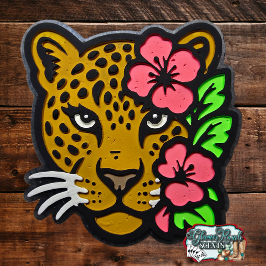 Floral Leopard