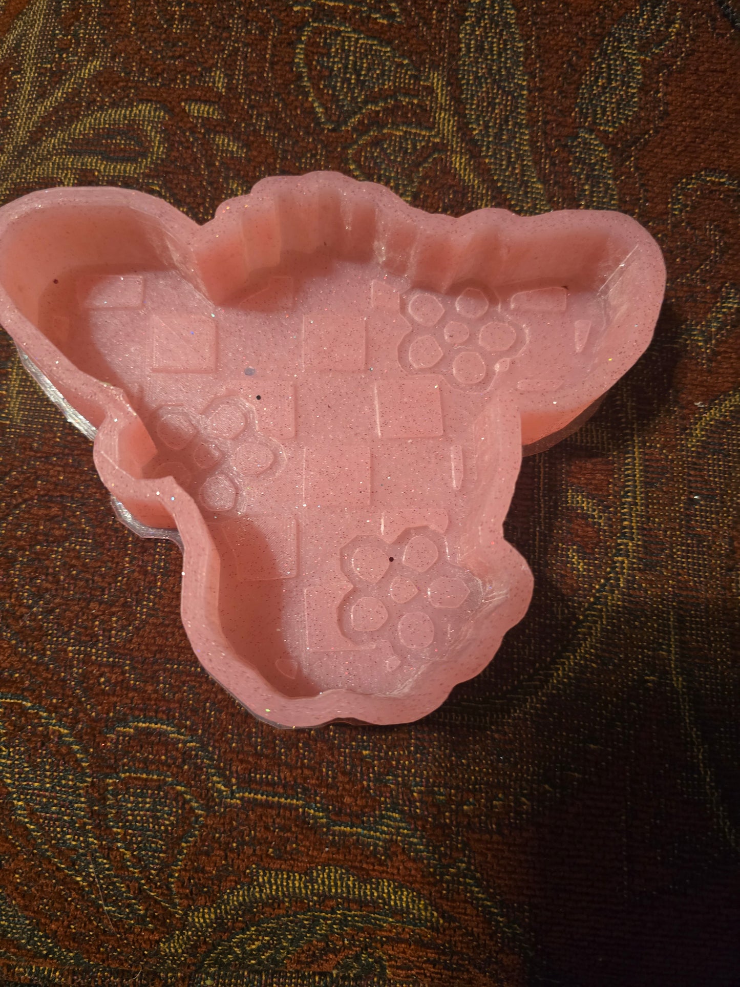 Destash- Floral Checkered Cow- GNG7