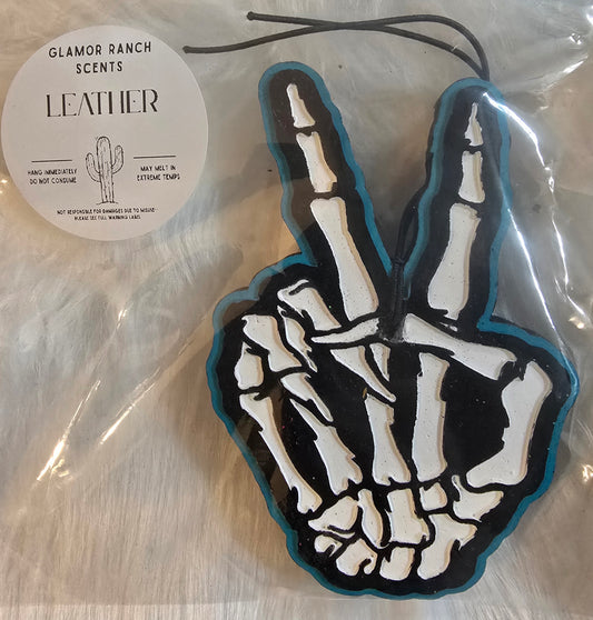RTS- Skelly Peace- Leather