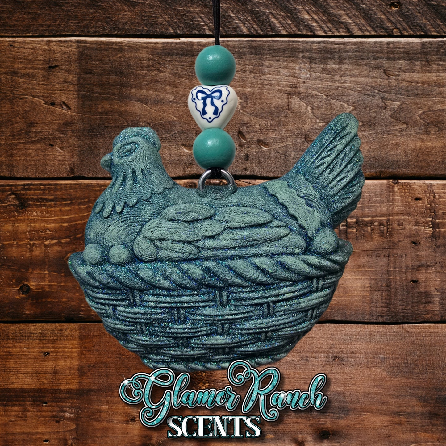 3D Hen on Nest Freshie