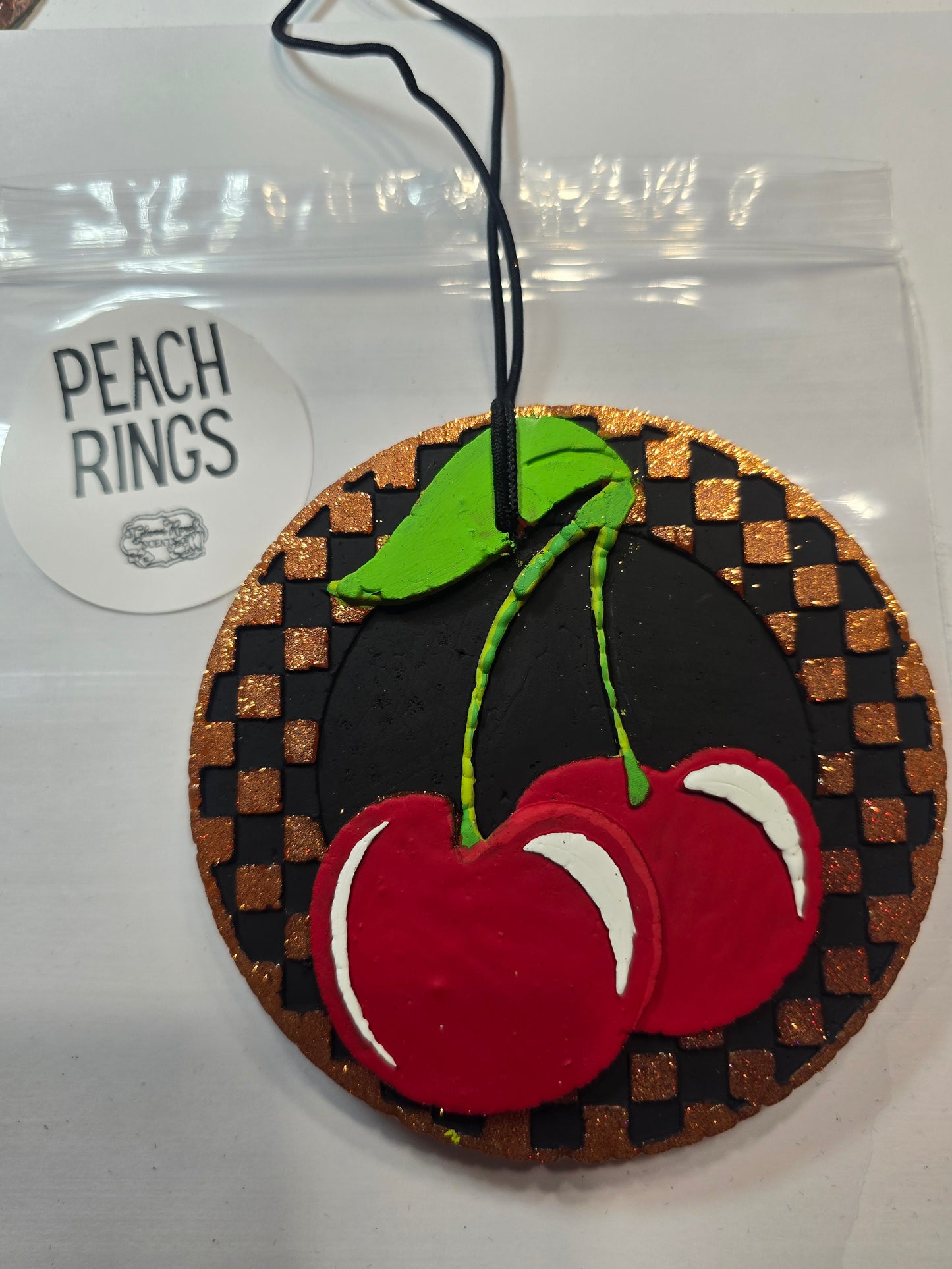 RTS- Checkered Cherries- Peach Rings