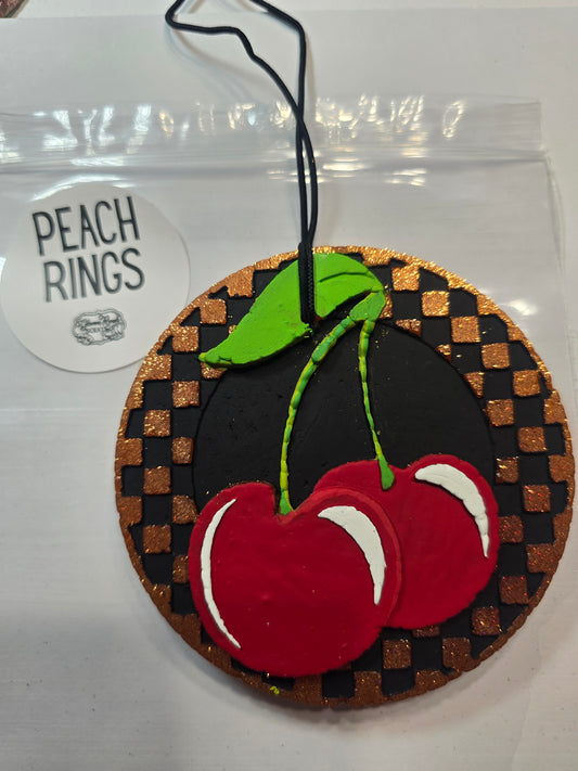 RTS- Checkered Cherries- Peach Rings